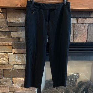 White House Black Market Black Cropped Pants